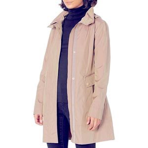 Cole Haan Hooded Rain Jacket With Bow Sz XL